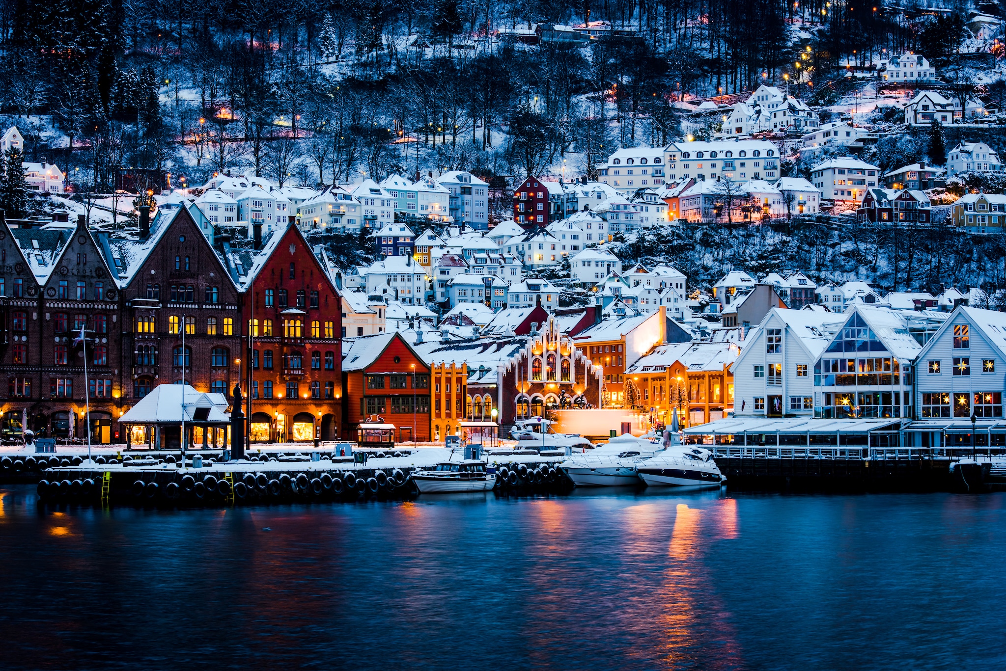 A traditional wintry Christmas in Norway