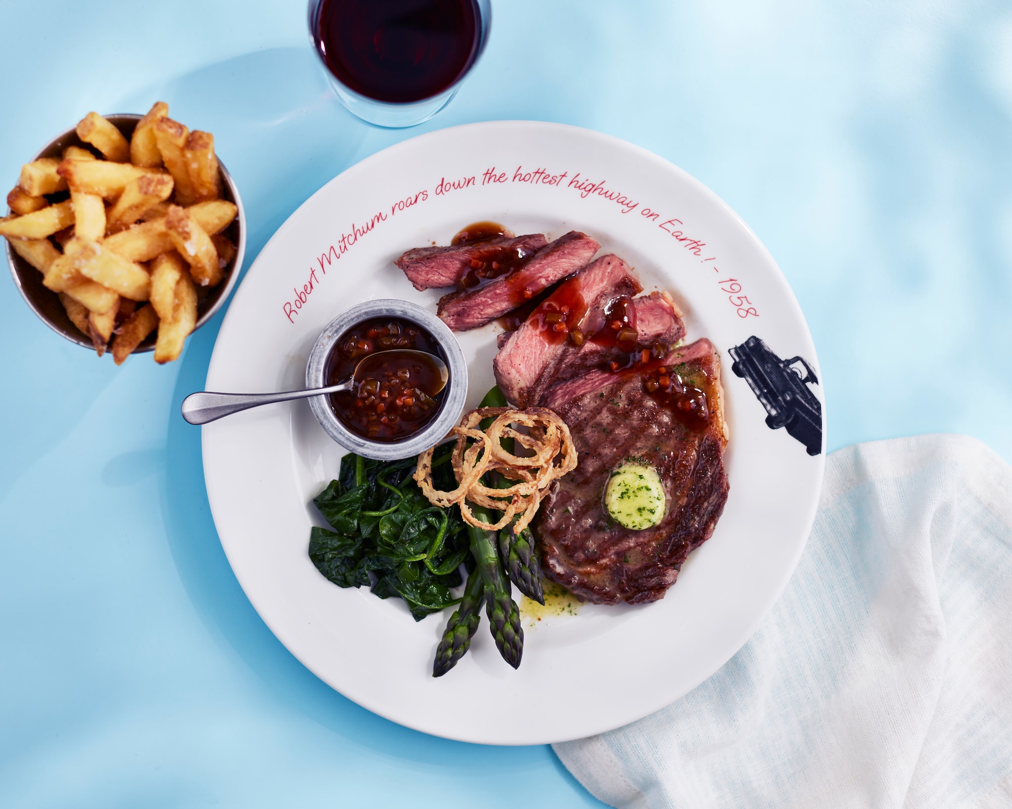 You can enjoy a non-traditional dinner on-board, maybe a New York strip in 6th Street Diner on Arvia