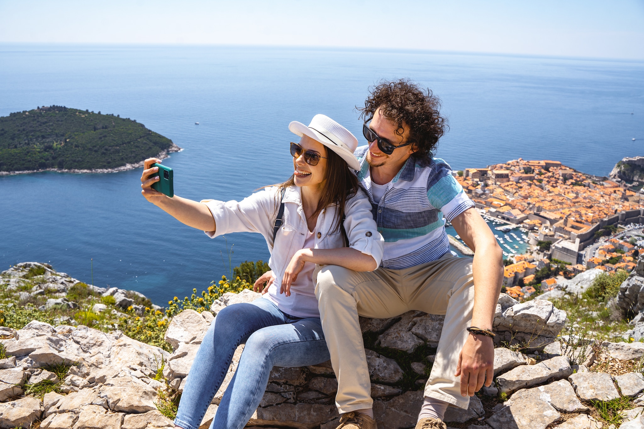 Capture the moment at the viewpoint of Dubrovnik