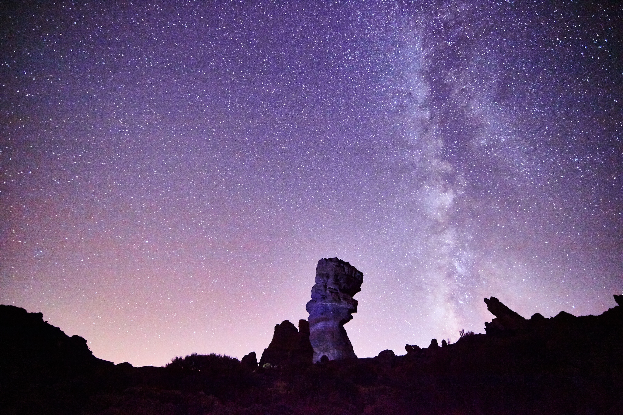 The night sky, Tenerife