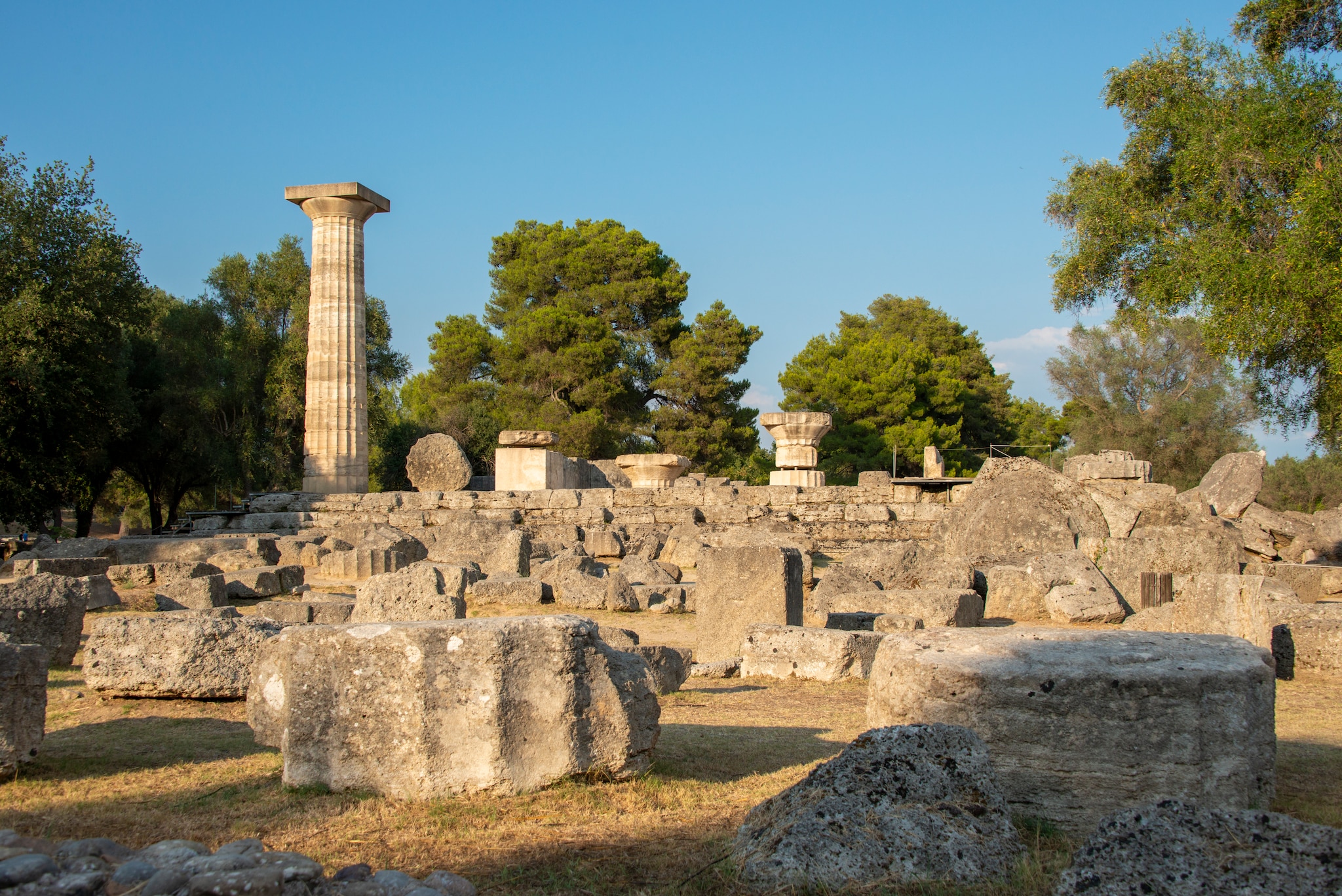 Ancient ruins, Olympia.
