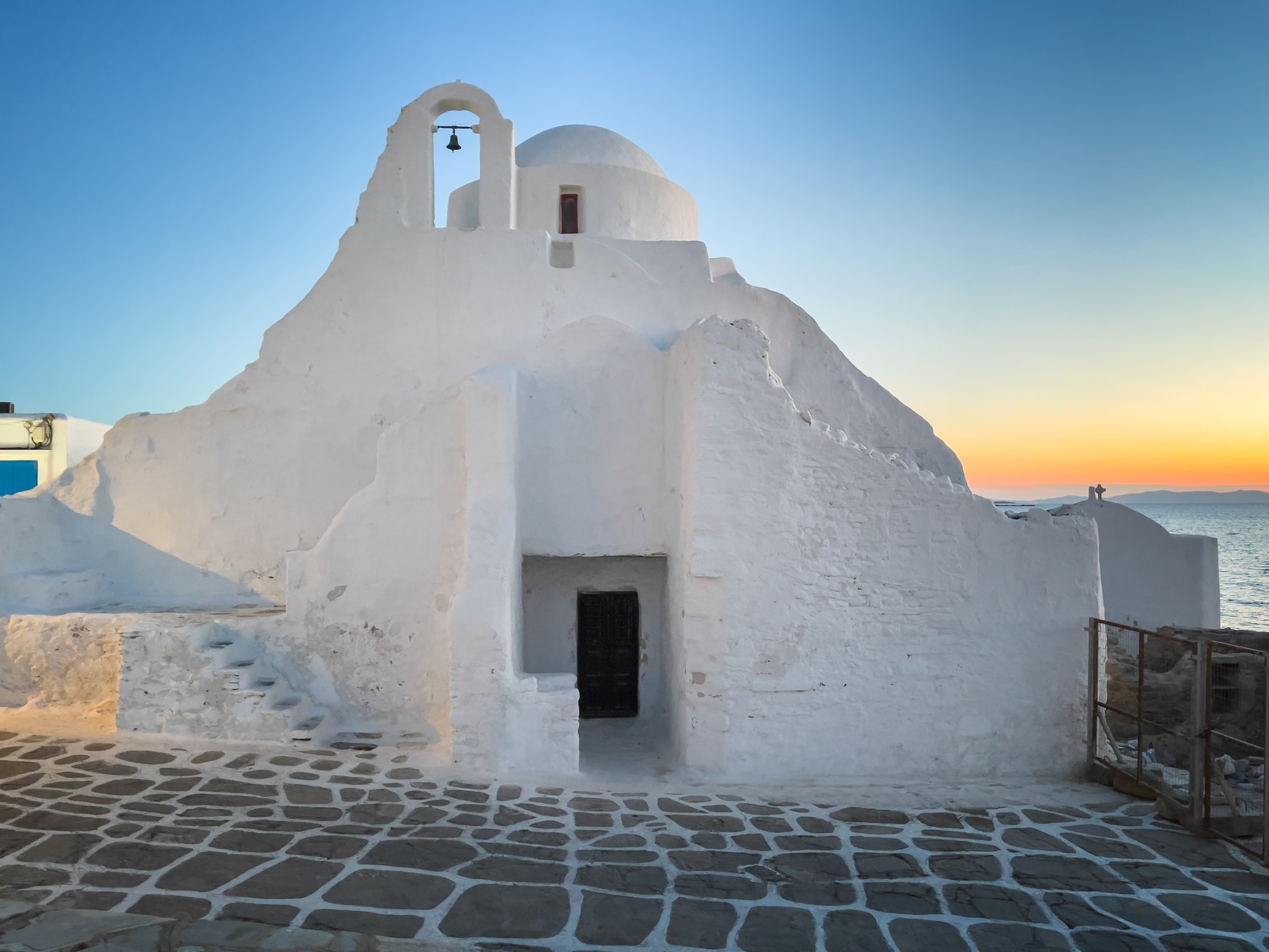 Iconic church of Panagia Paraportiani, Mykonos