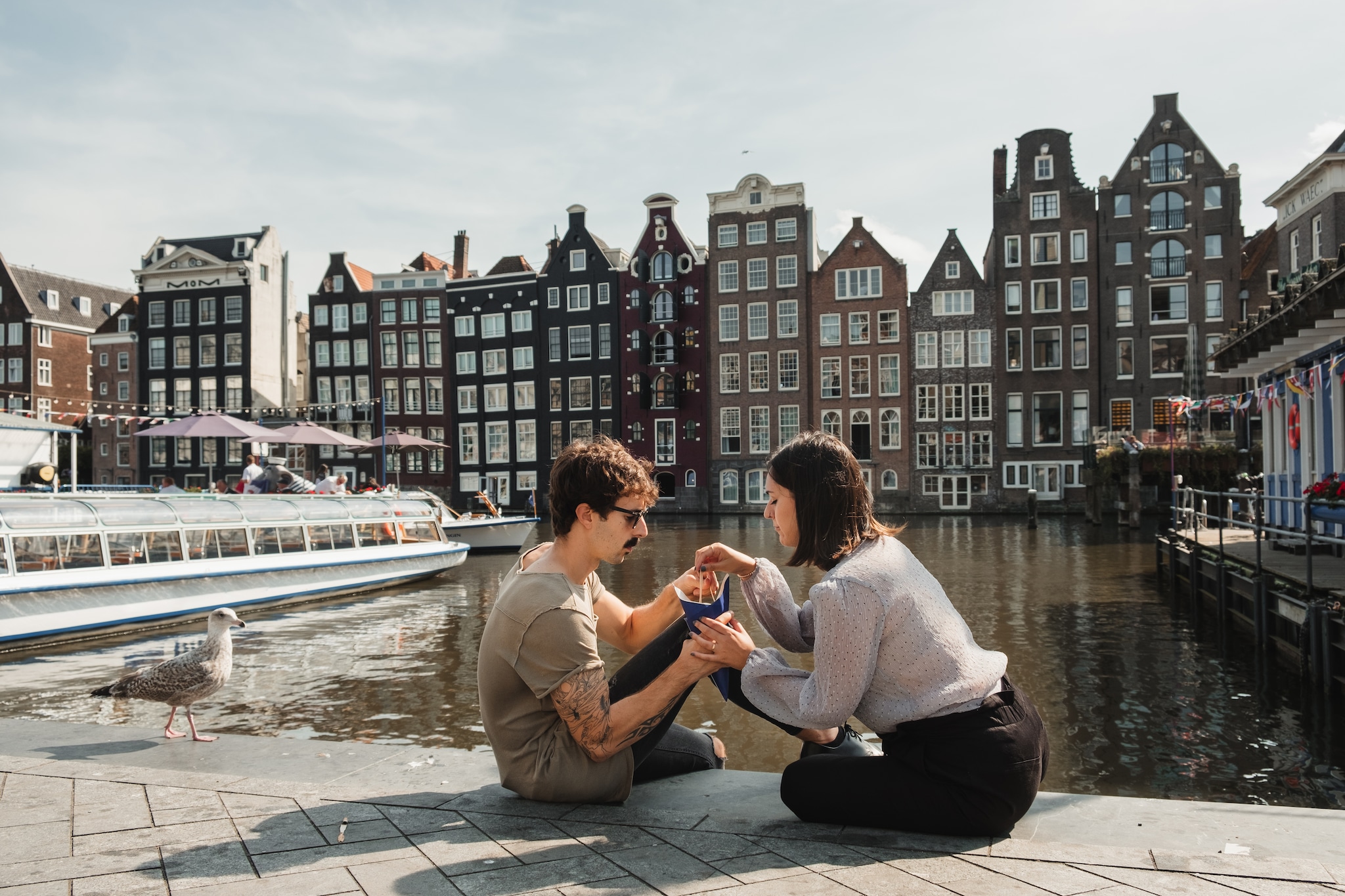 Enjoy the canals of Amsterdam