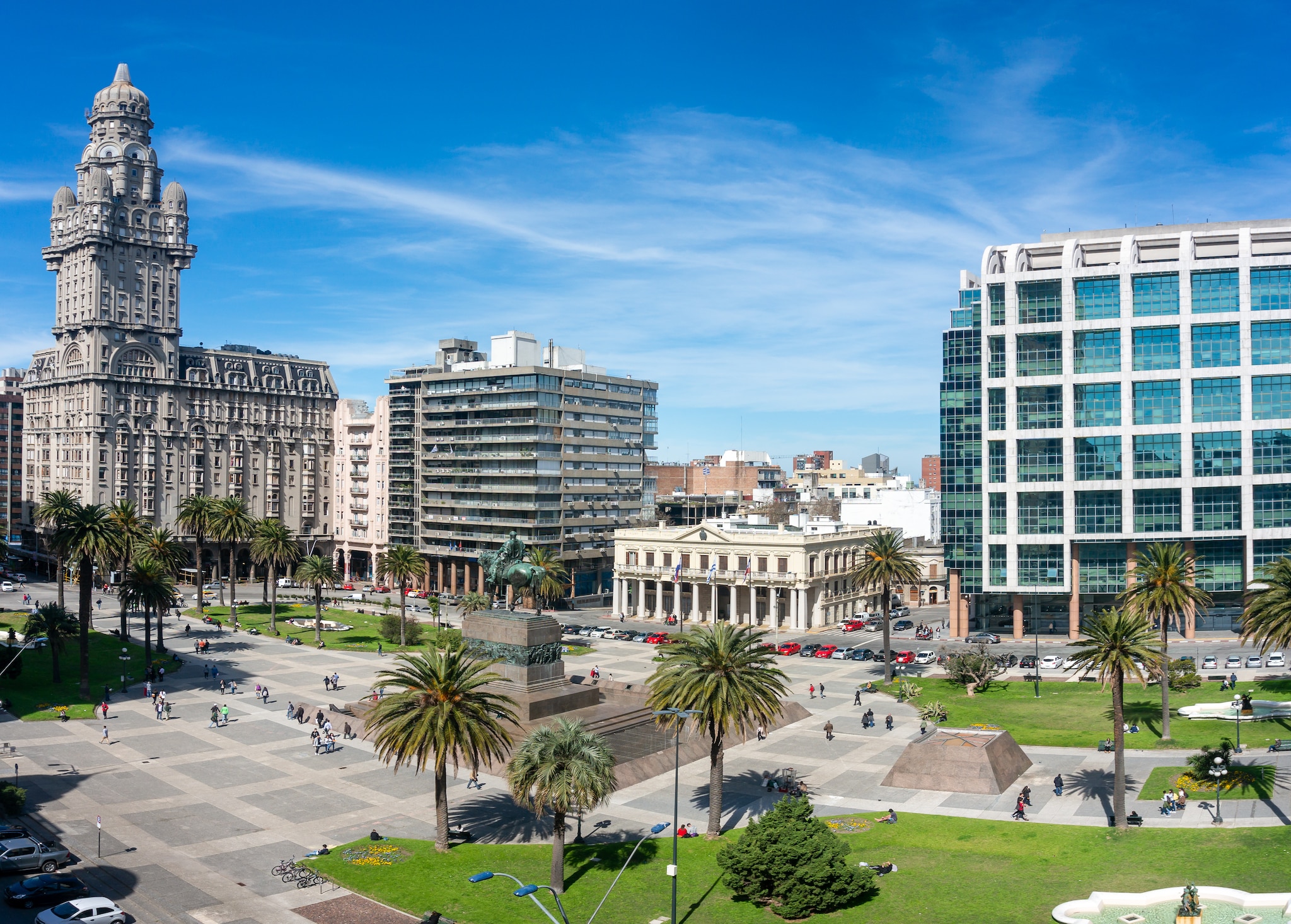 Plaza Independencia (Independence Square) in Montevideo, Uruguay