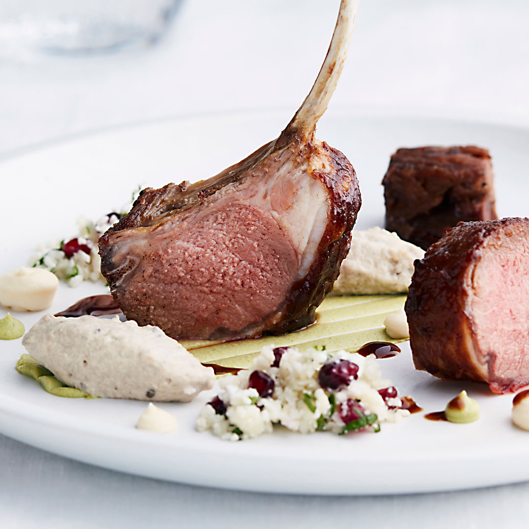 Miso lamb rack available in The Epicurean