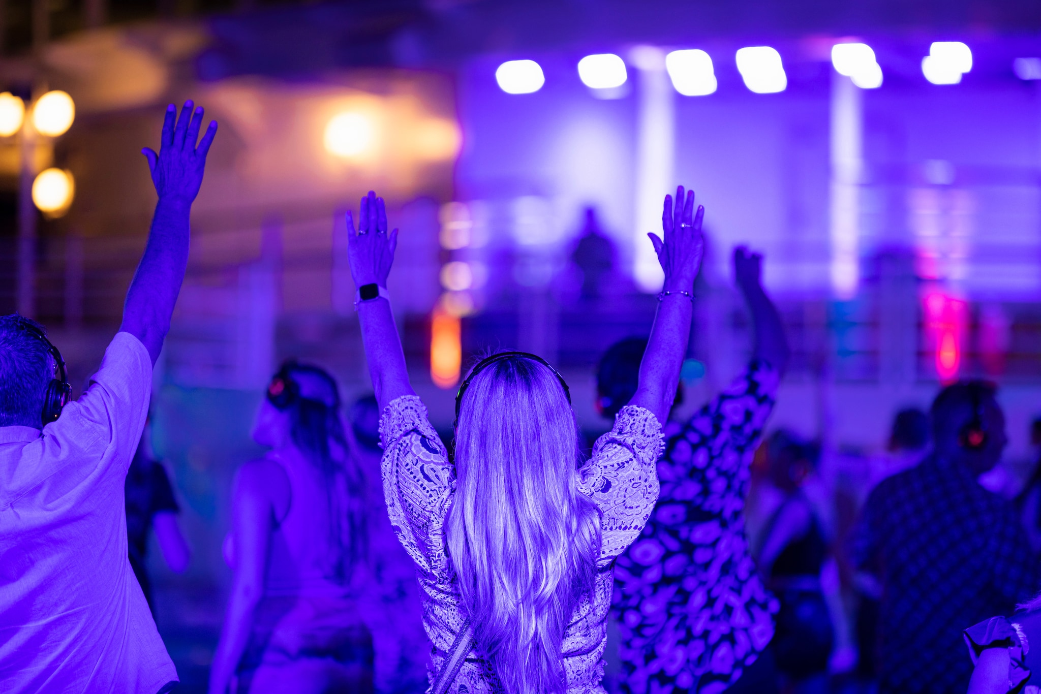 Silent Disco on board Azura