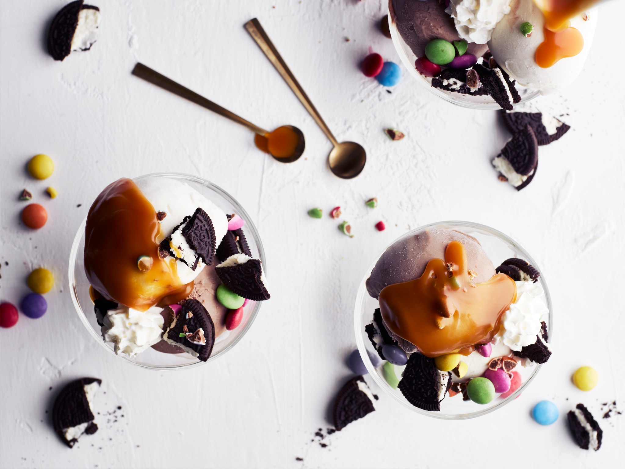 Children's sundaes available in Ripples on board Iona and Arvia