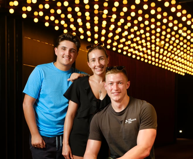 William Watson, Holly and Liam Ellison-Foster