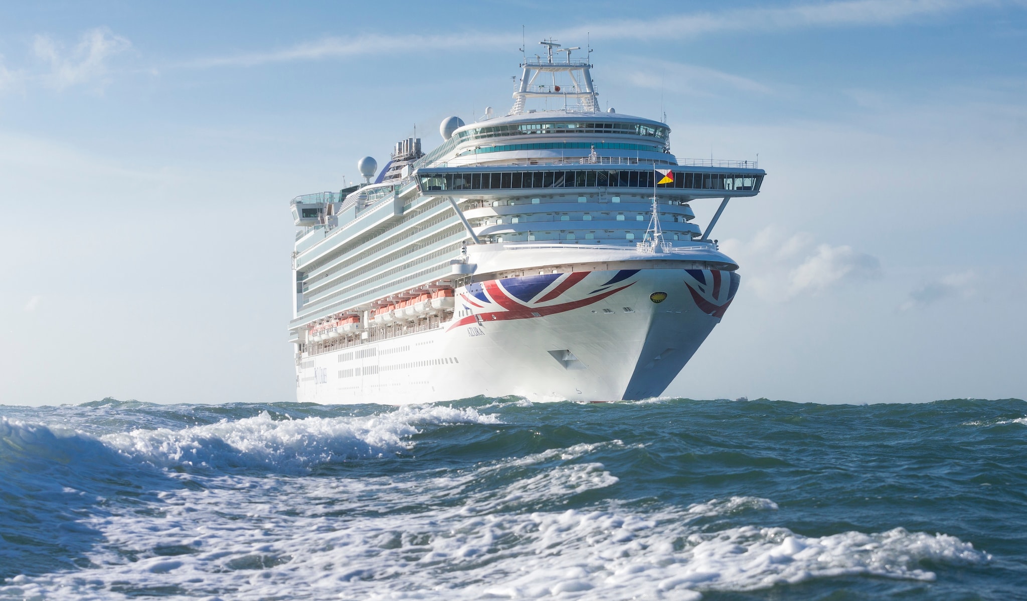 Azura at sea