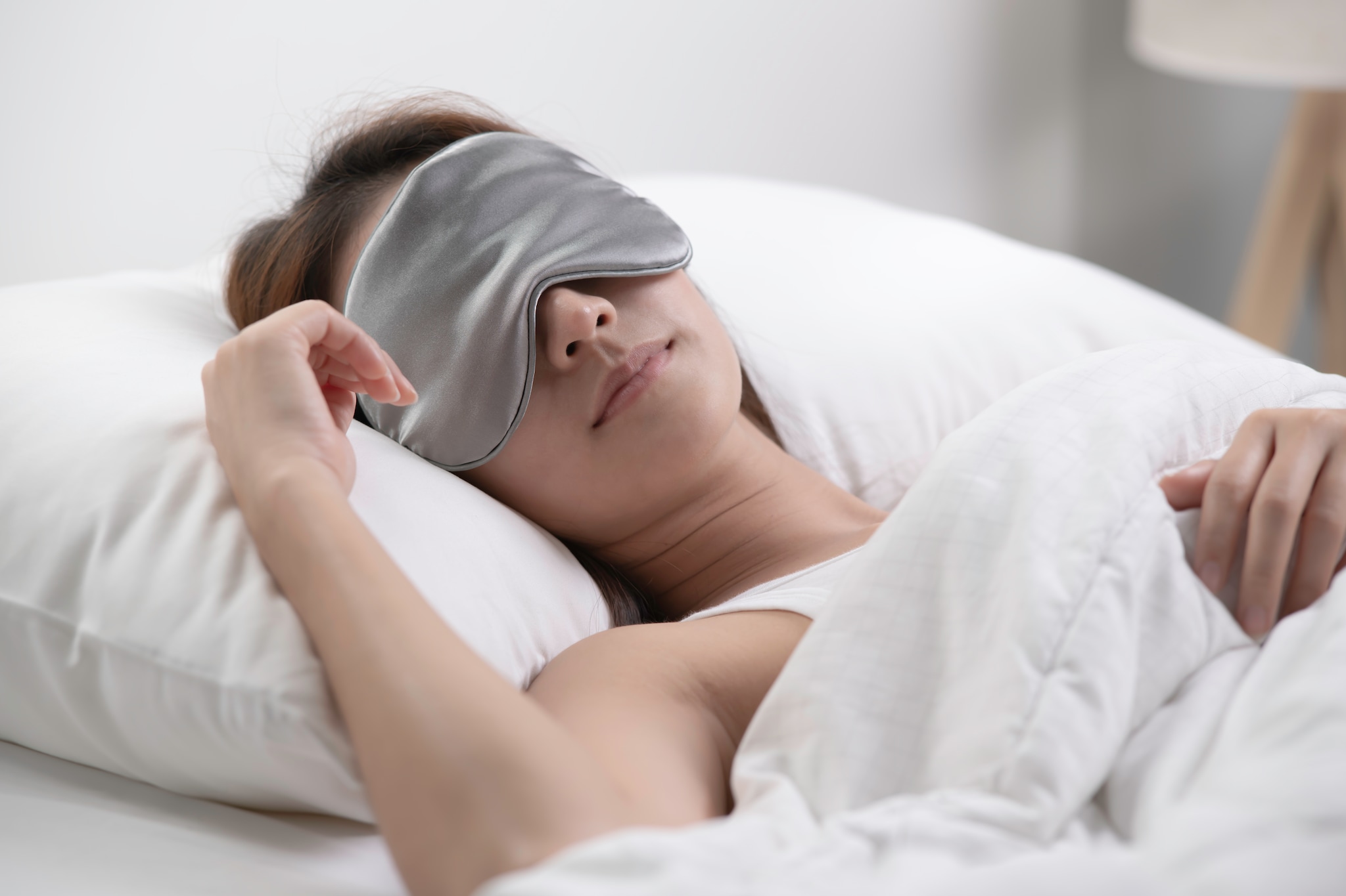 A sleep mask can prevent light disruptions