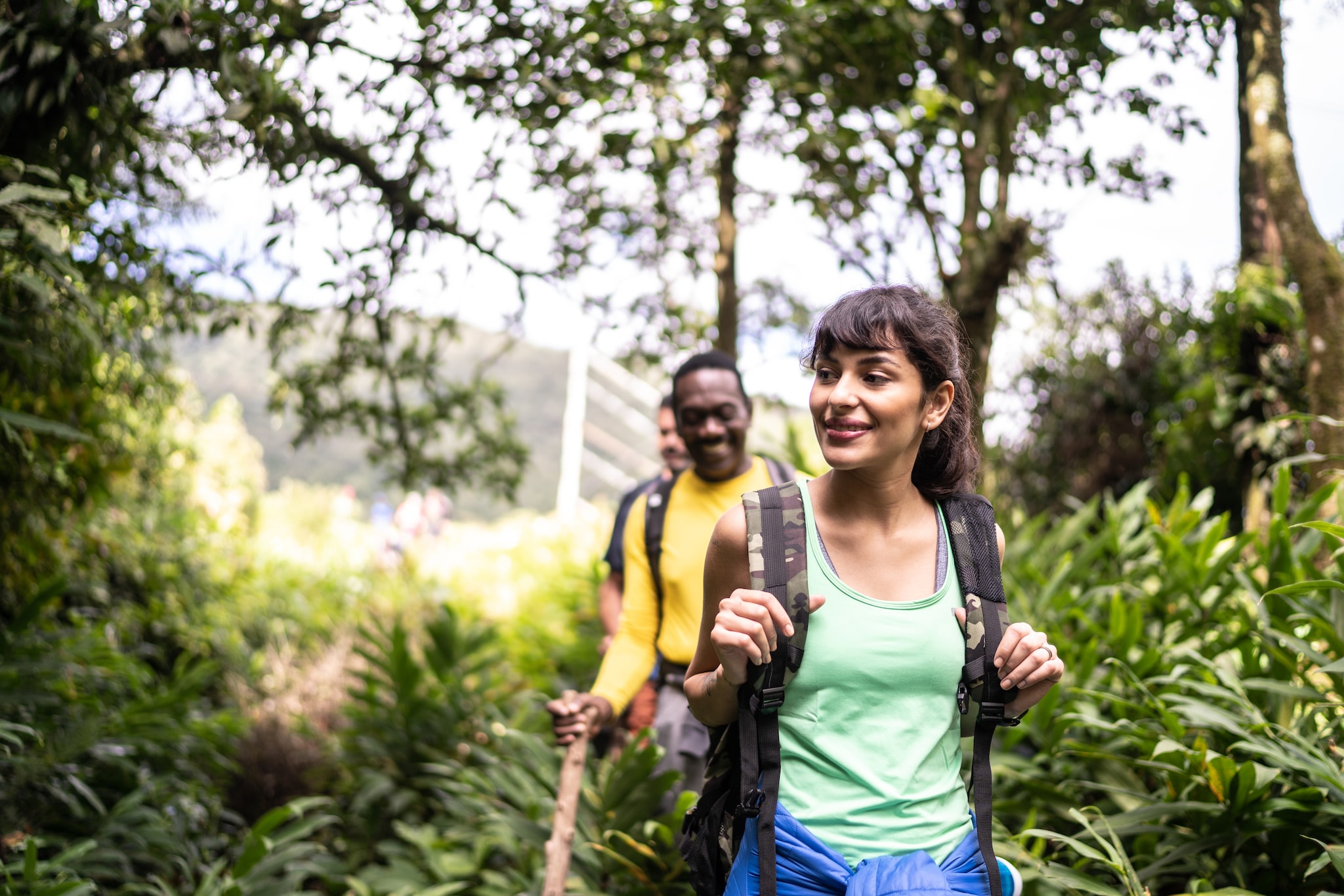 Hiking the Caribbean rainforest