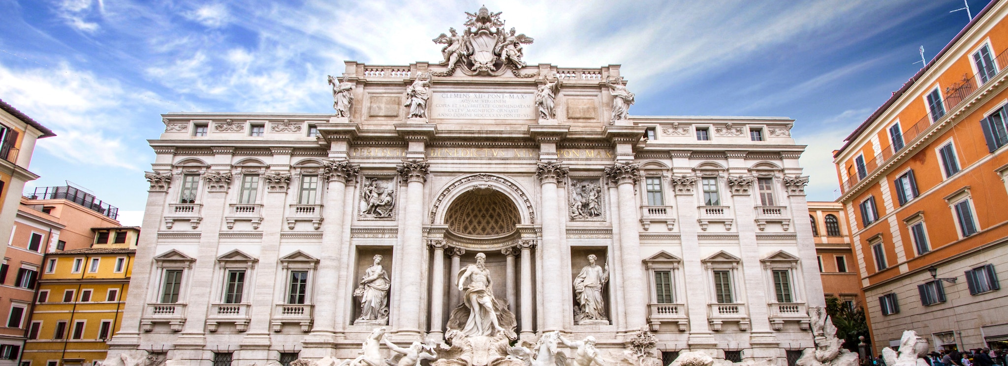 Building in Rome infront of fountain
