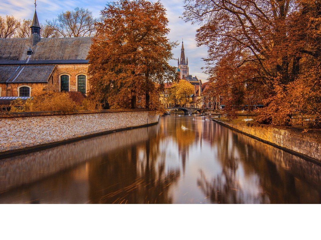 Bruges Canal in Autumn