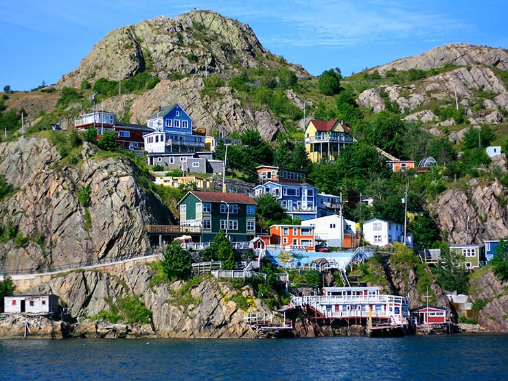 Colourful house in St John's, Canada