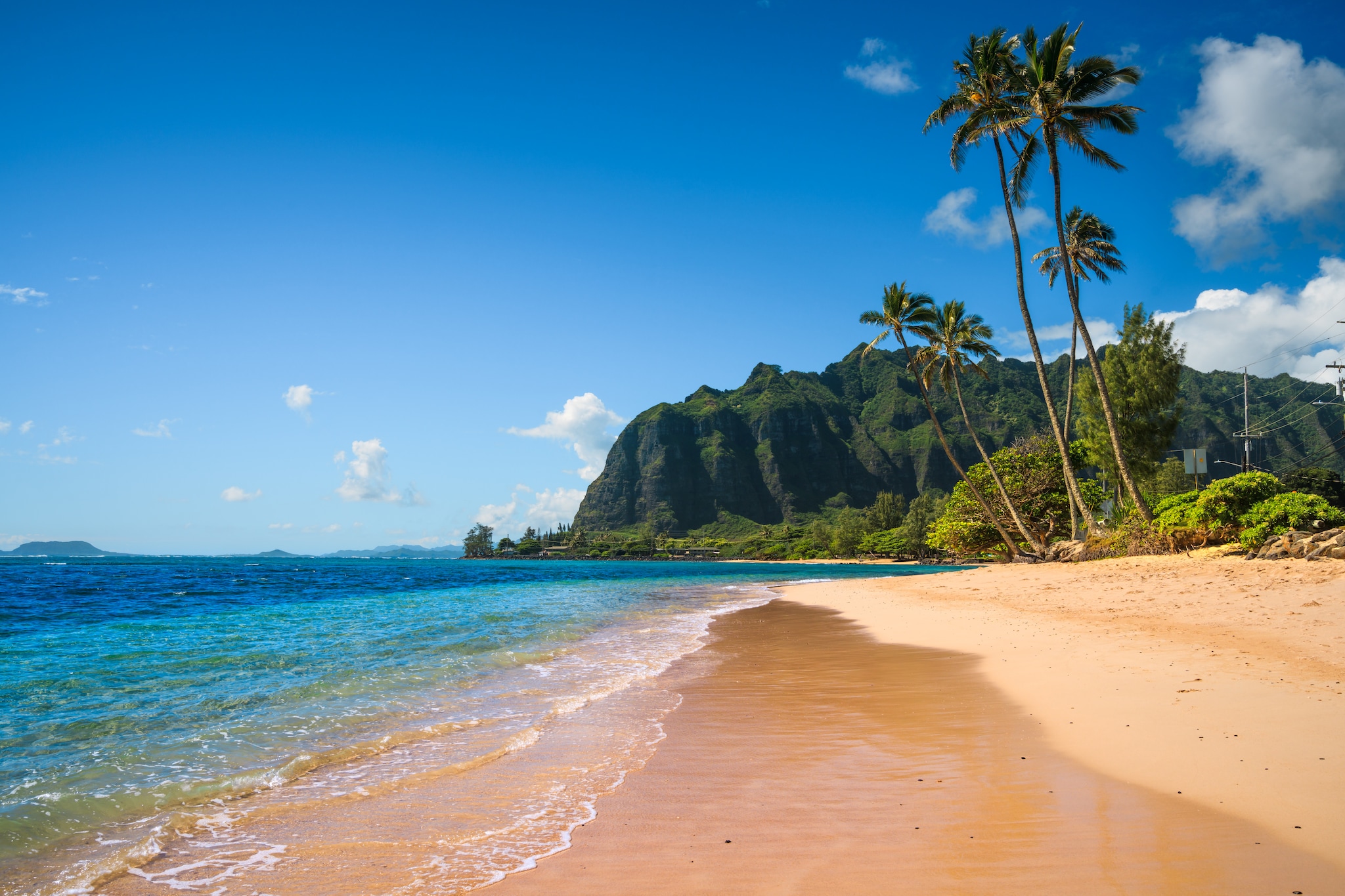 Kaaawa beach, Oahu island, Hawaii