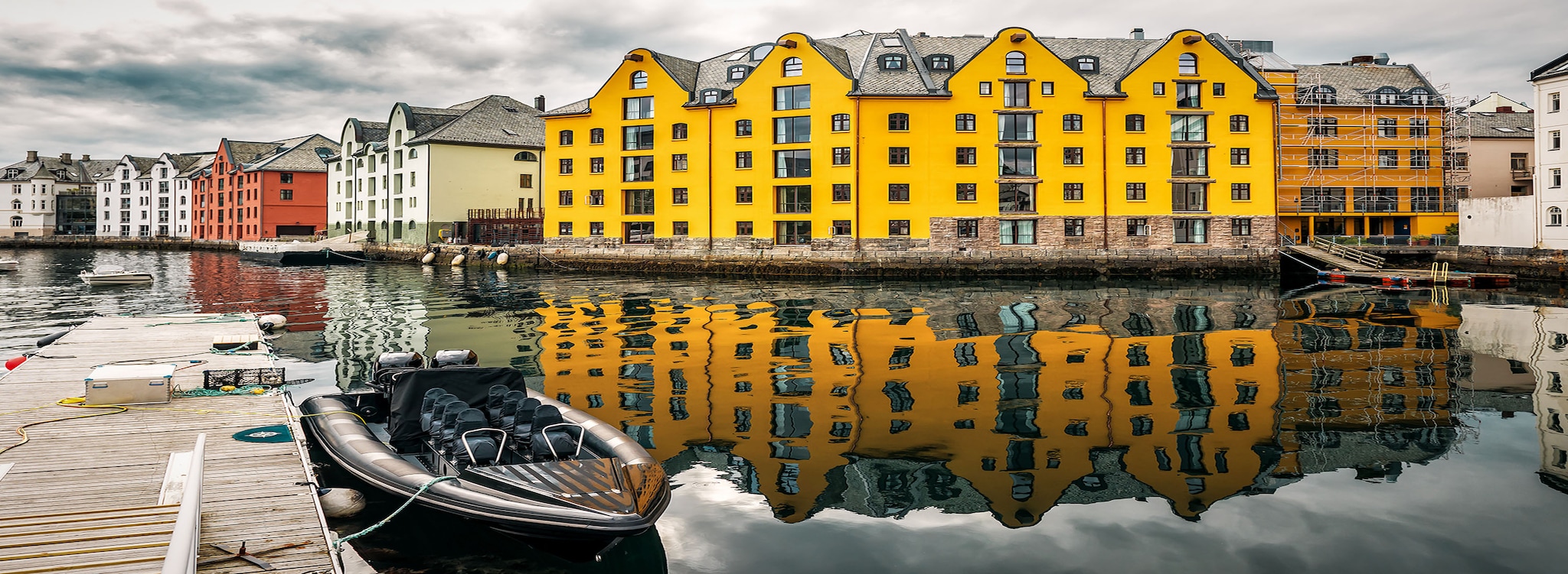 water channels of Alesund in Norway; Shutterstock ID 1793127079; project: Marketing; job: Content Marketing; client: PO Cruises; other: