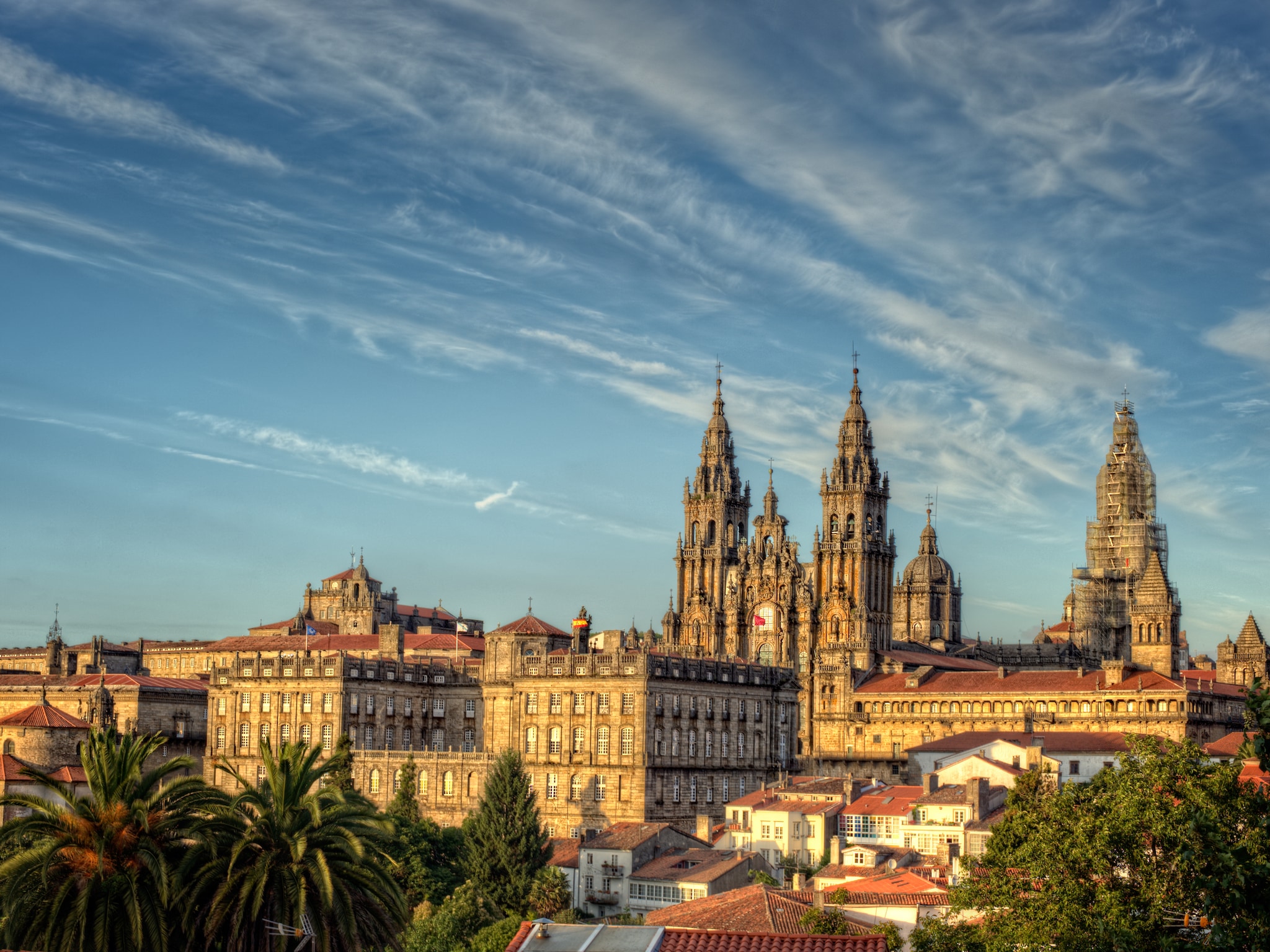Santiago de Compostela Cathedral is a Roman Catholic cathedral of the archdiocese of Santiago de Compostela in Galicia, Spain.