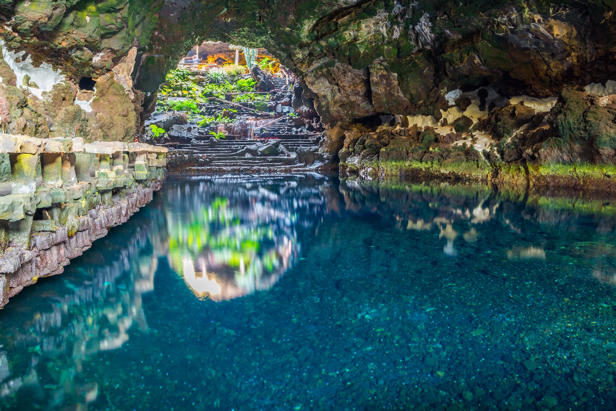 Pretty cove in Lanzarote