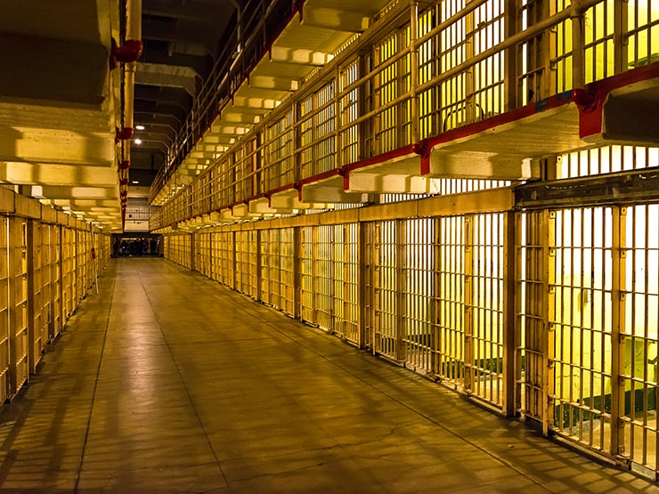 Alcatraz prison cells