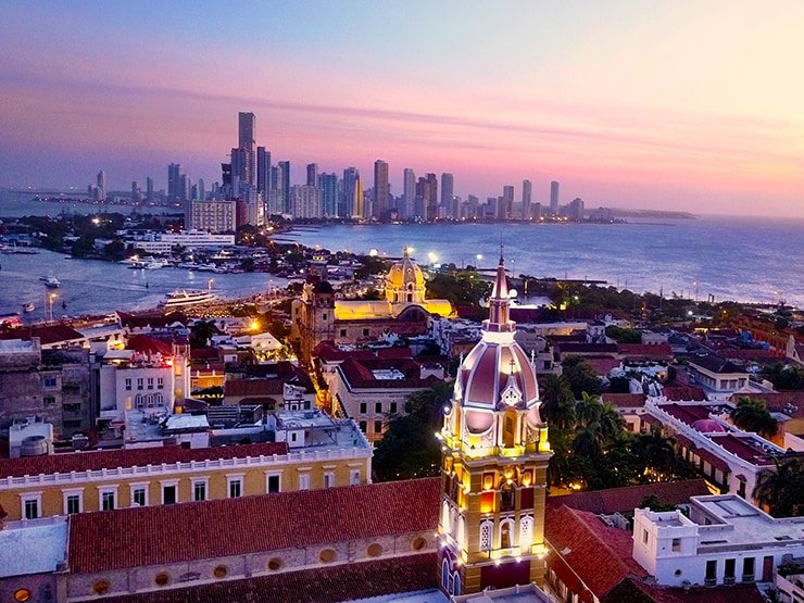 Skyline of Cartagena, Colombia