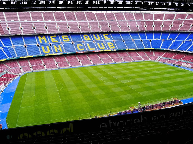 Inside FC Barcelona's Stadium, Camp Nou