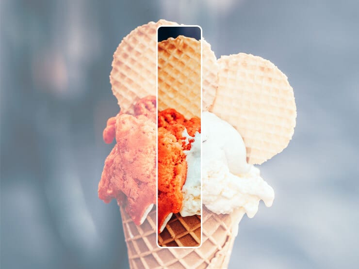 I in front of Ice-cream