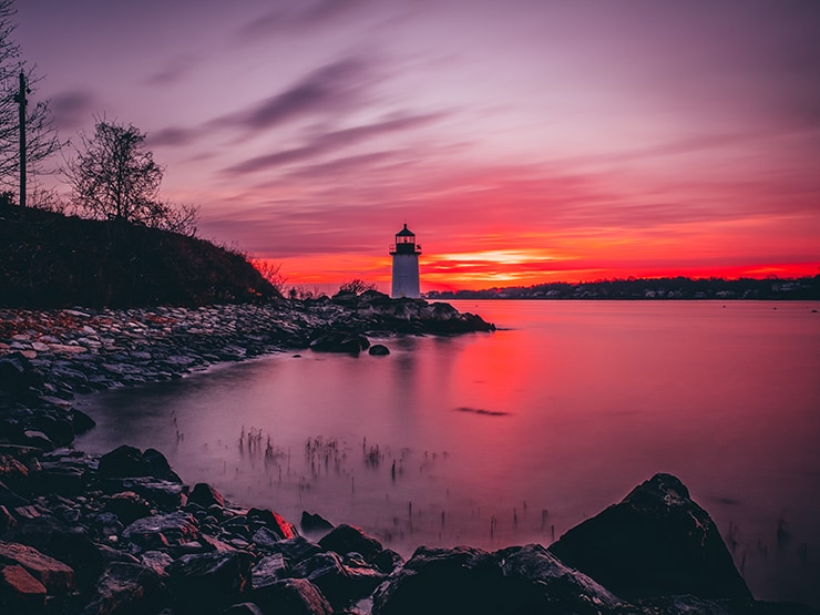 Lighthouse in Salem, Massachusetts