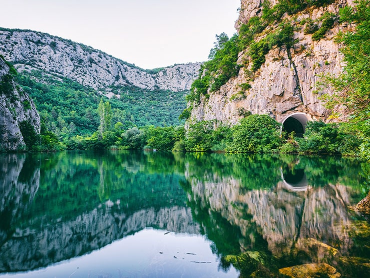 Cetina river, Split, Croatia