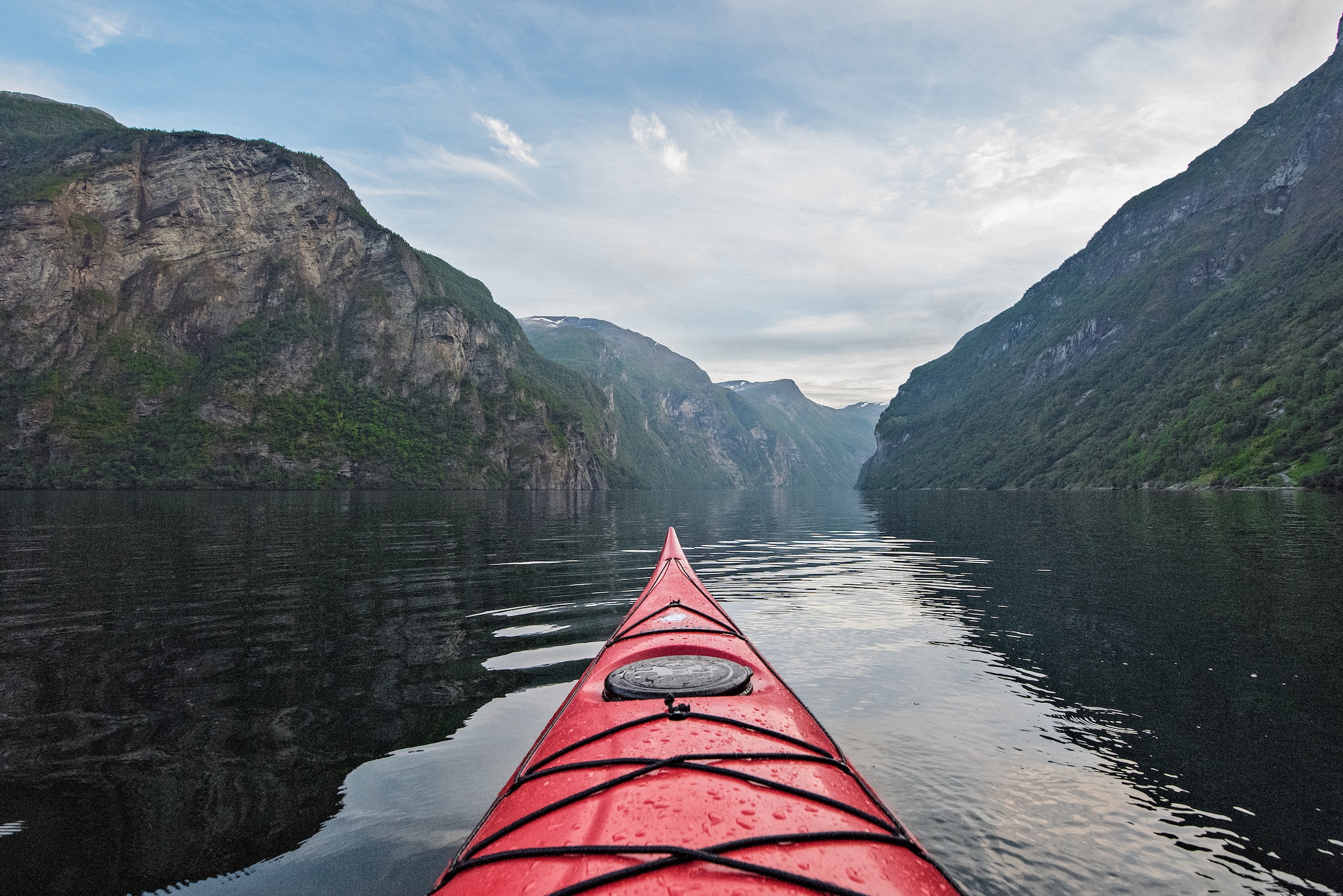 Taken in Geirangerfjorden, Norway.